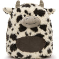 MorisMos Stuffed Animals - Cow Weighted Plush Pillows - Big Cozy Cartoon Cattle Plush Pillows - Christmas/Birthday/Easter/Thanksgiving Gift for Girls Boys - Sofa Cushion  Pillows