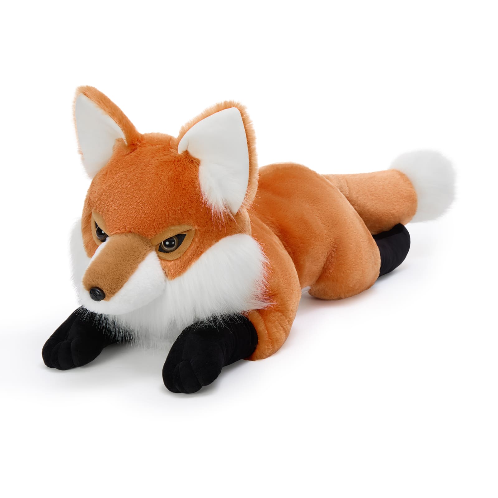 Fox Plush Toys Jungle Stuffed Animals, Reddish-brown, 31 Inches