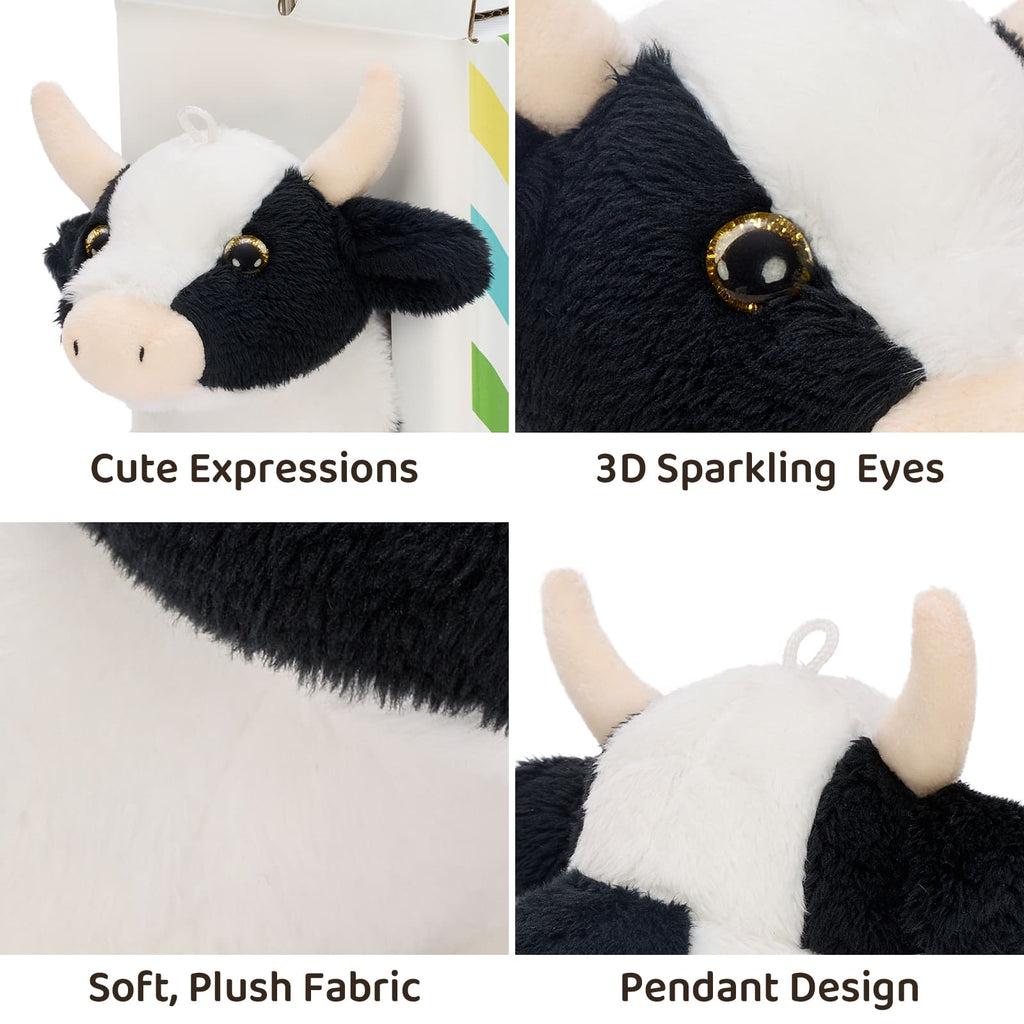 Farm Animal Plush Gift Set with Carrier & Adoption Certificate