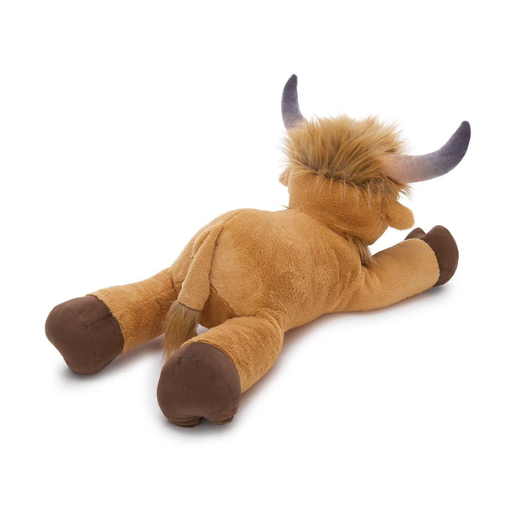Big Highland Cow Stuffed Animals, Brown, 32 inches