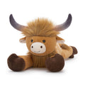 Big Highland Cow Stuffed Animals, Brown, 32 inches