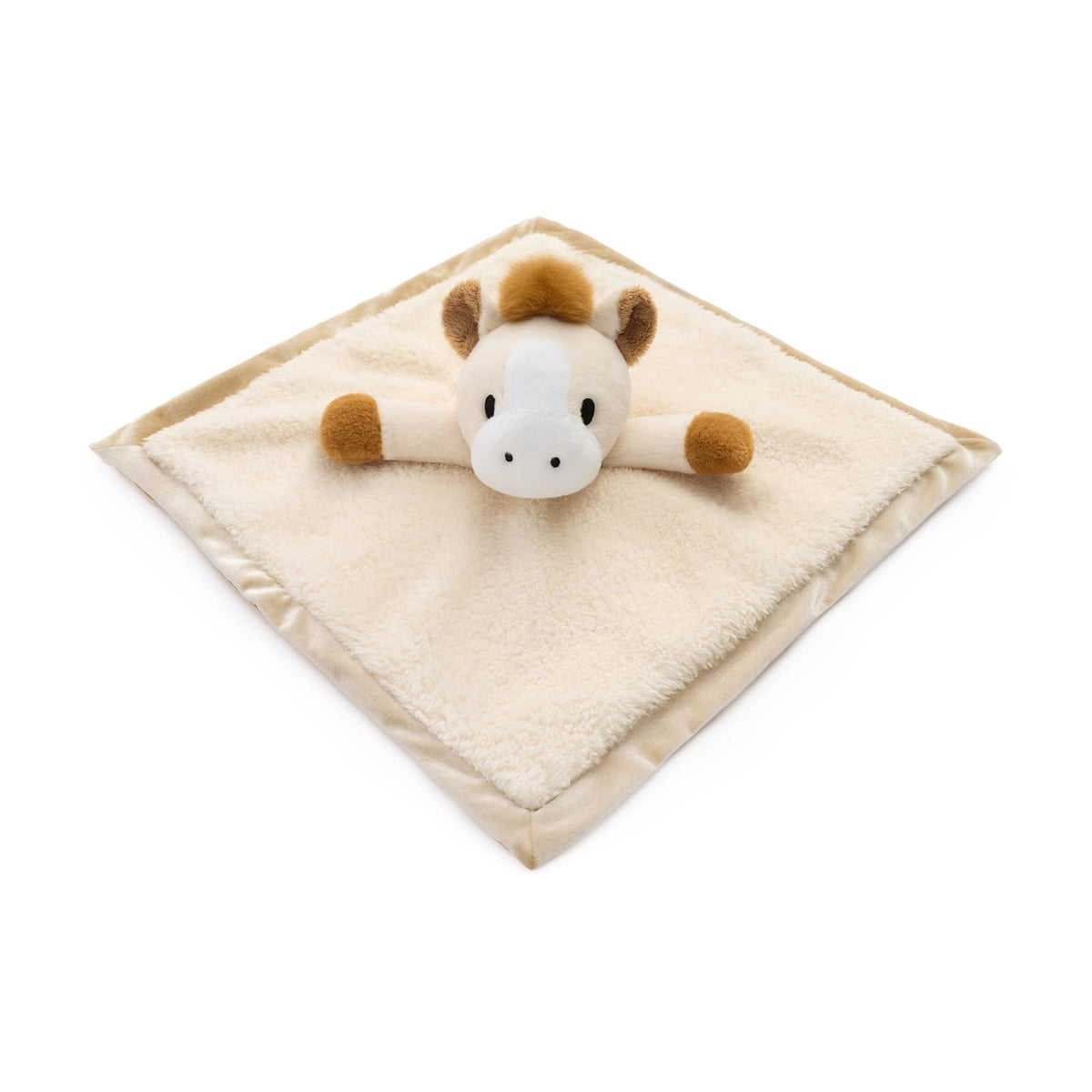 Animal Security Blanket Soft Plush Lovey Comfort Blanket, 14 Inches