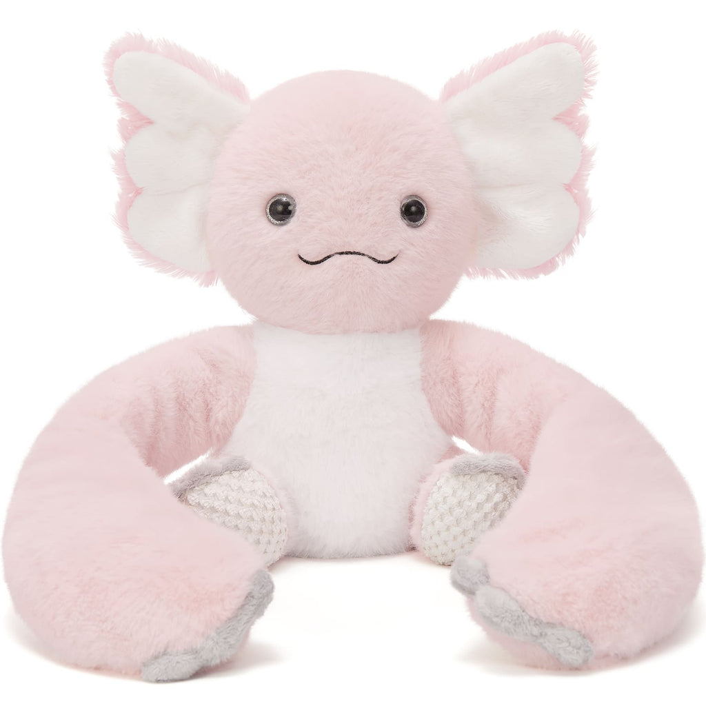 Axolotl Wighted Stuffed Animals for Kids, Adults - 20 Inches Long Plush Arms for Hugs - 3.8 LBS Axolotl Stuffed Animal Plushies - Ultra Squishy Body Pillows - Long Arm Plushie Neck Pillow for Sofa, Bed - Gift for Kids, Teens, Adults