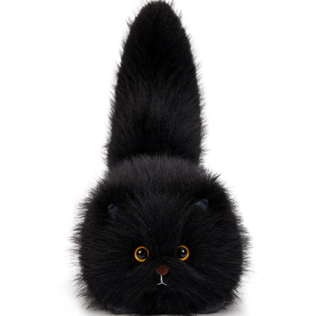 Stuffed Black Cat Toys - 24 Inches Plush Cat Toys - Big Furry Tail Kitty - Kawaii Kitty Stuffies - Cute Cat Plush for Girls Boys - MorisMos Stuffed Animals - Free Shipping Now