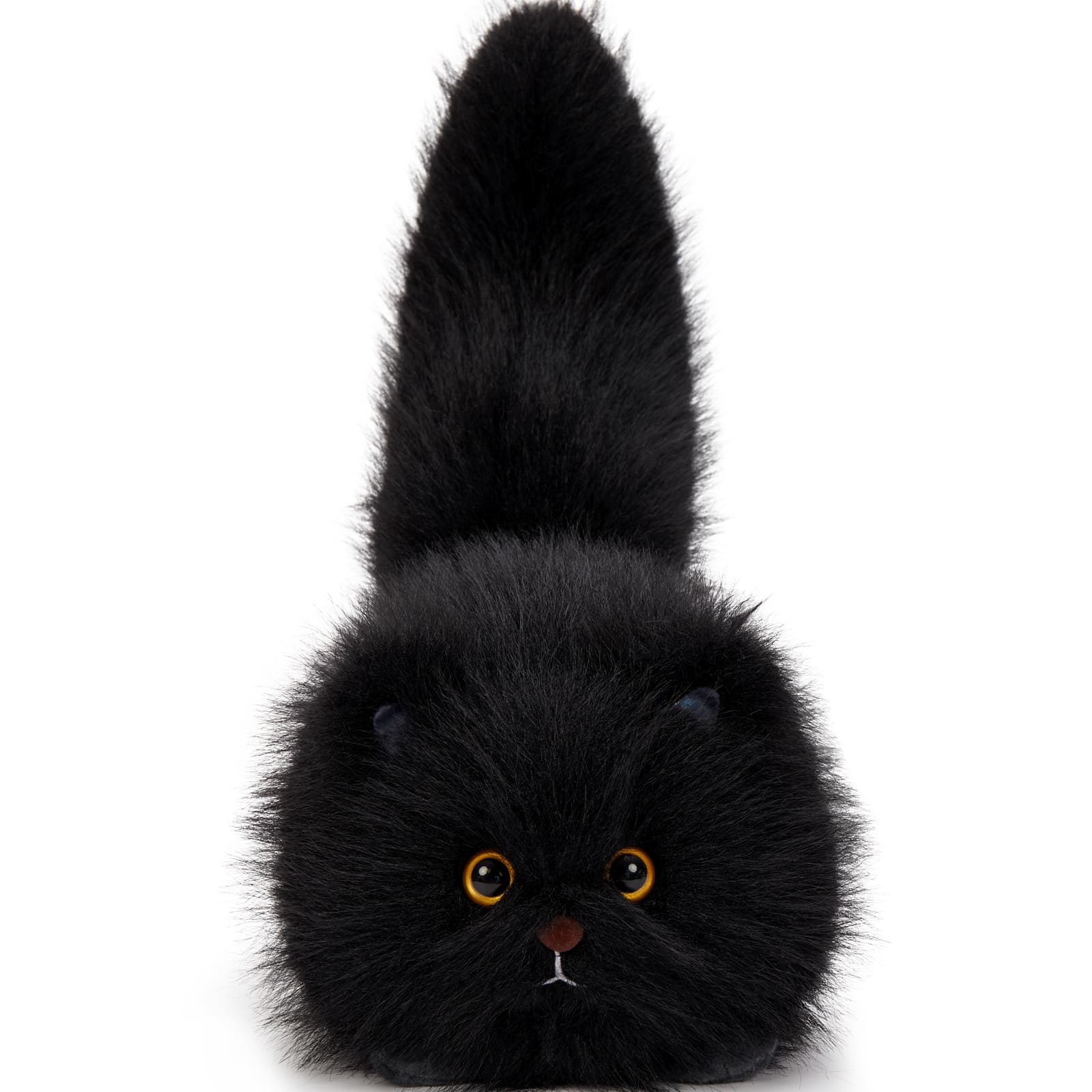 Stuffed Black Cat Toys - 24 Inches Plush Cat Toys - Big Furry Tail Kitty - Kawaii Kitty Stuffies - Cute Cat Plush for Girls Boys - MorisMos Stuffed Animals - Free Shipping Now
