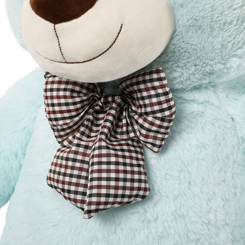 Big Teddy Bear Stuffed Animals, Light Blue, 47 Inches