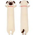 Bulldog Long Throw Pillow, 43.3 Inches