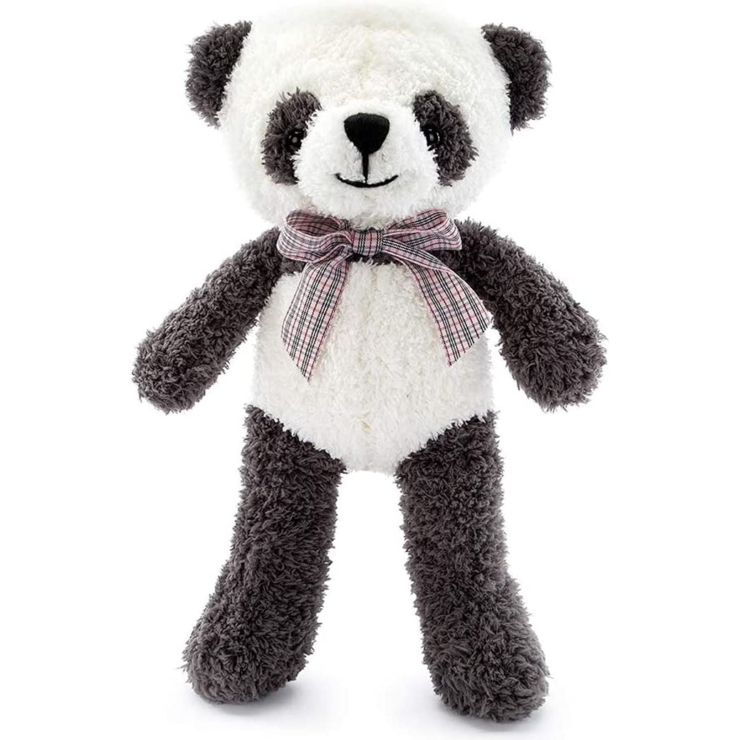 3 Packs 12 Inch Animal Plush Toy Assortment - Baby Shower Centerpiece Decoration - Small Stuffed Animal Bulk for Kids, Carnival Prizes, School Gifts, Valentine's Day Party Favors - Panda Bunny Monkey Plush
