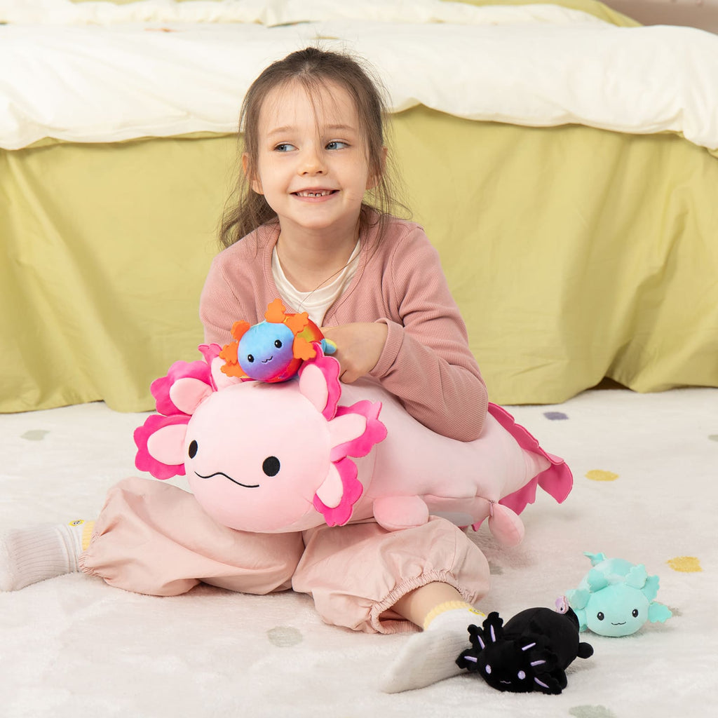 Axolotl Plush Toys Salamander Stuffed Animals, 23.5 Inches