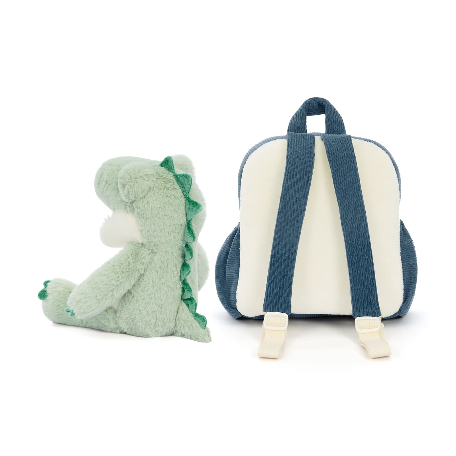 Dinosaur Toddler Backpack Plush Bag with Detachable Toys