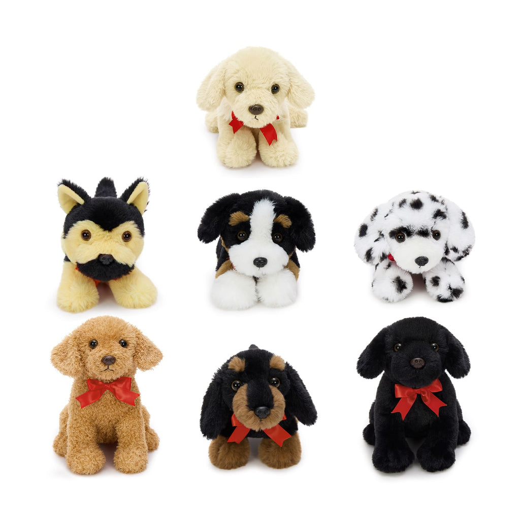 Dog Plush Toy Set Soft Stuffed Puppy Collection, 13.8 Inches