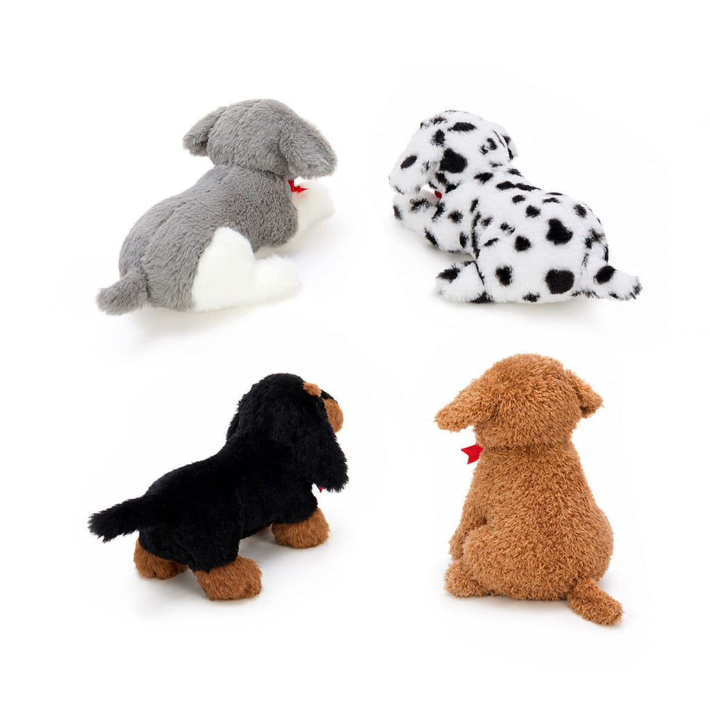 Dog Plush Toy Set Soft Stuffed Puppy Collection, 13.8 Inches
