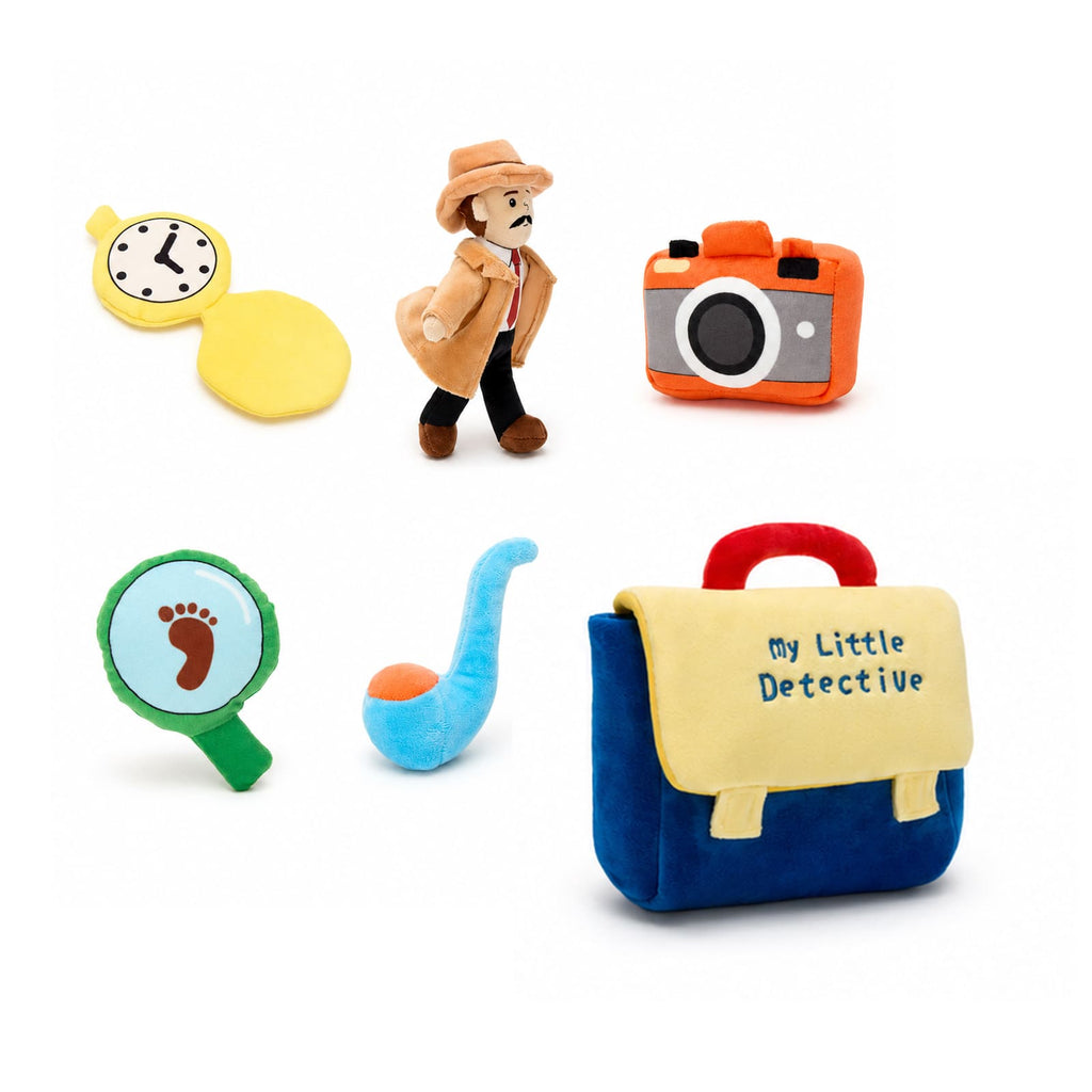 Detective Bag with Plush Detective Doll, Camera, Magnifying Glass