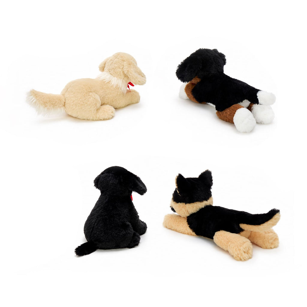 Dog Plush Toy Set Soft Stuffed Puppy Collection, 13.8 Inches