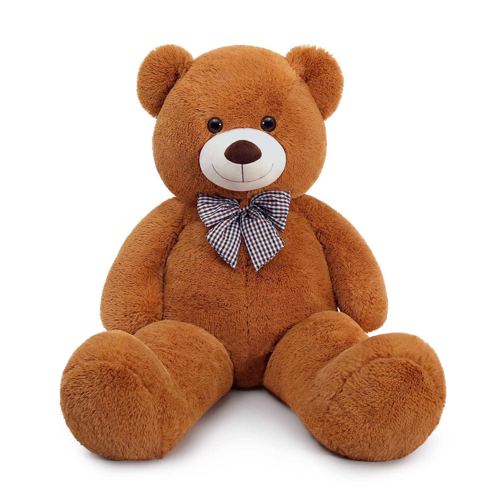 Giant Teddy Bear Plush Toy, Dark Brown, 47/55/59 Inches