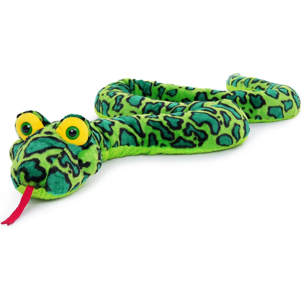 Realistic Snake Stuffed Animals - 98 Inches Long Boa Plush Toys - Lifelike Snake Plushies - Giant Boa Soft Toys - Chinese Year of the Snake - Christmas/Birthday/Halloween/New Year Gift Ideas - MorisMos Stuffed Animals