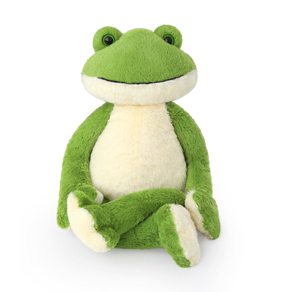 Frog Stuffed Animals Frog Plush Toys, Green/Pink, 24 Inches