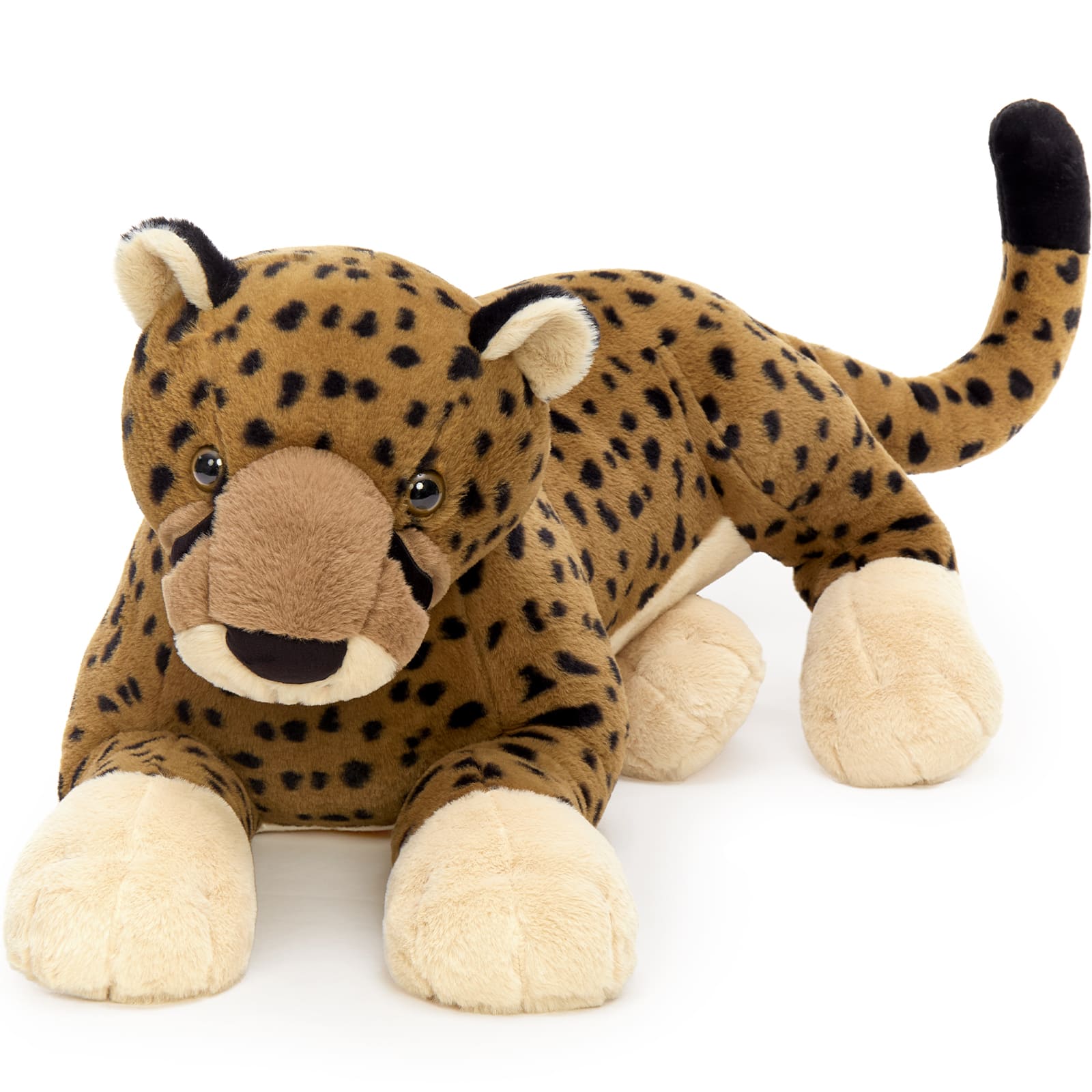 Giant Cheetah Stuffed Animals - Jungle Safari Plush Toys, 53.15 Inches - Jumbo Stuffed Cheetah Toys for Girls Boys - Jungle Safari Plush Toys - Free Shipping Now