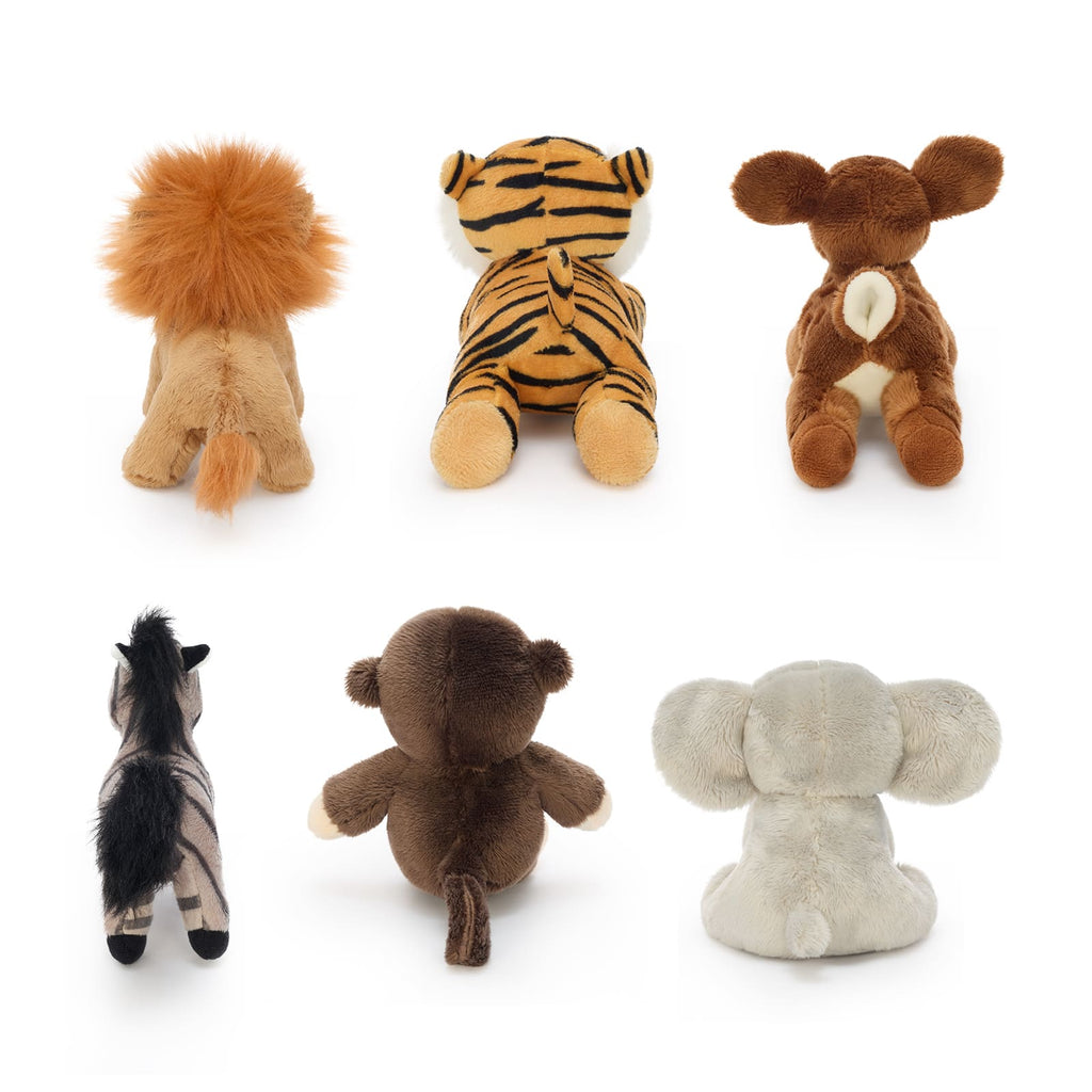 Safari Zoo Animal Plush Playhouse Set for Kids
