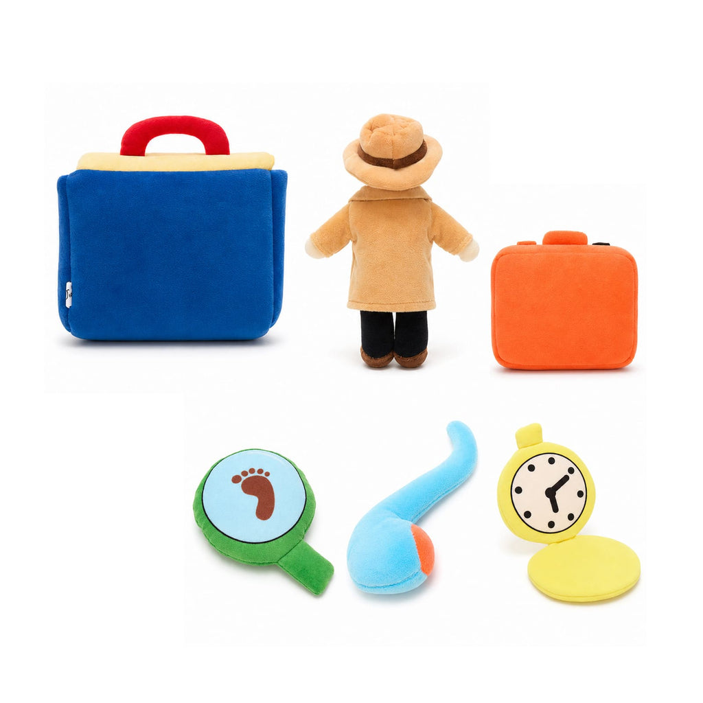 Detective Bag with Plush Detective Doll, Camera, Magnifying Glass