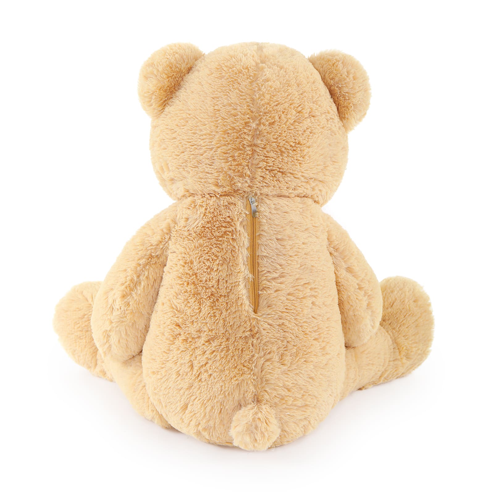 Giant Teddy Bear Plush Toy, Brown/Beige/Pink, 35.4/51/72 Inches
