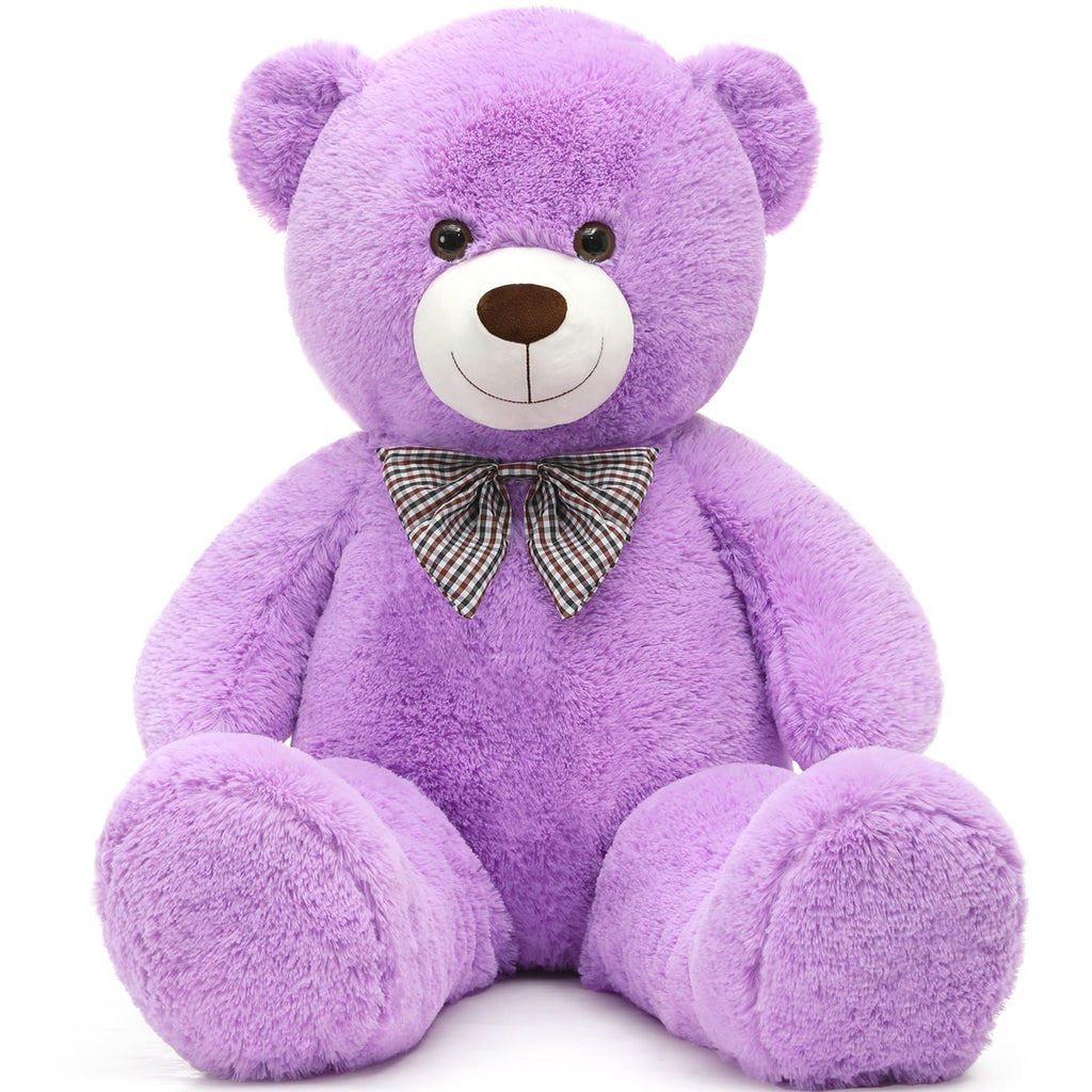 Giant Teddy Bear Stuffed Animal Toy, Purple, 39/47/55 Inches