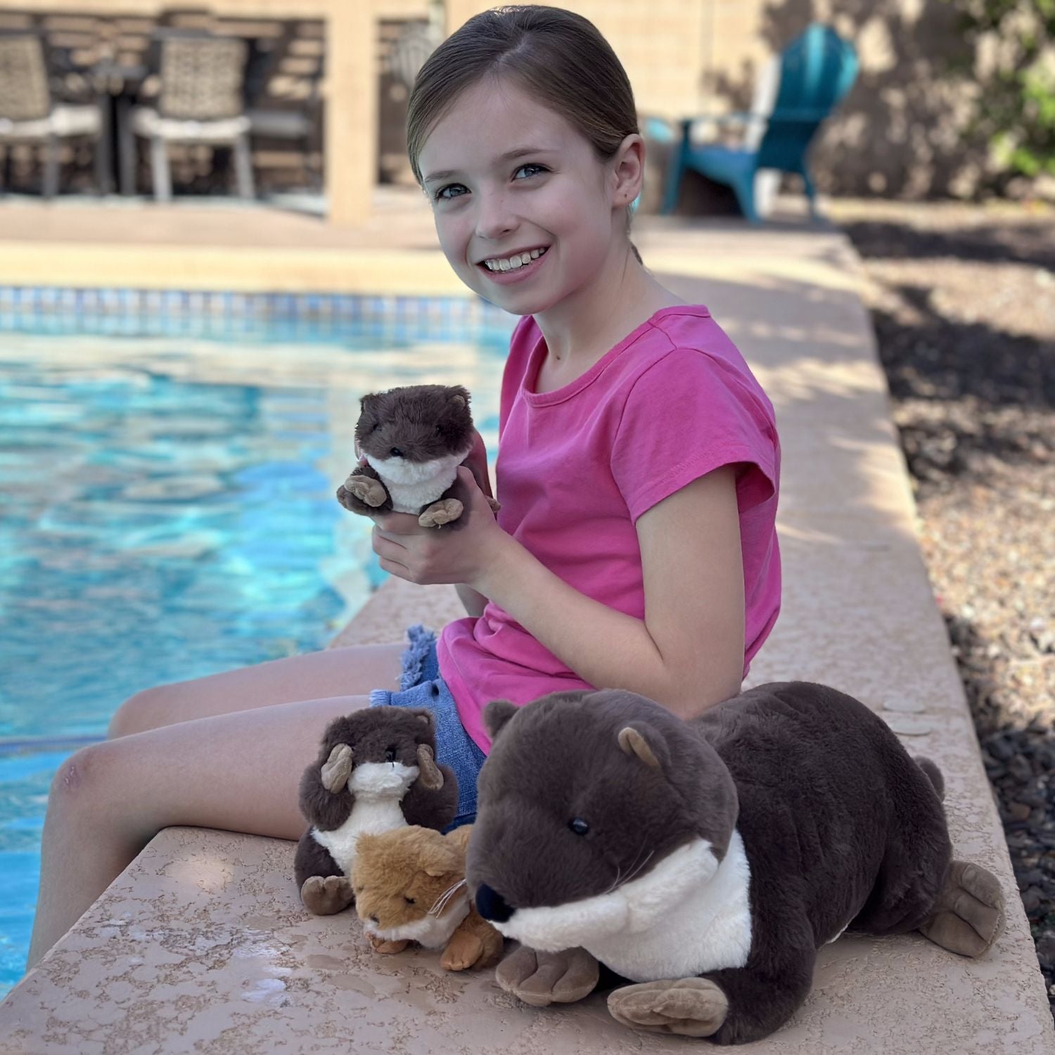 River Otter Plush Toys, Dark Brown, 23.6 Inches - MorisMos Stuffed Animals - Free Shipping Now