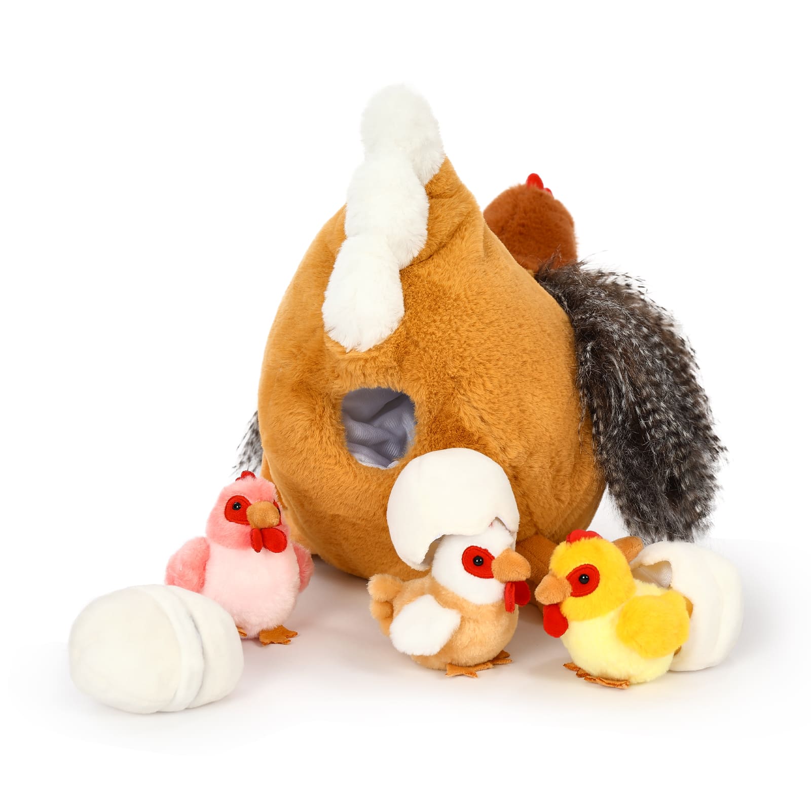 Chicken Plush Toys Farm Stuffed Animals, 14 Inches